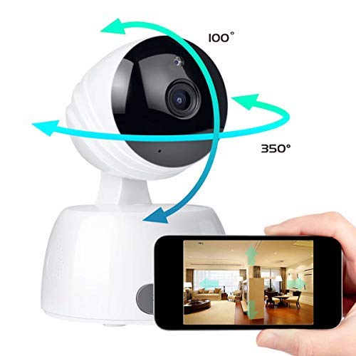 1080P Wireless Security Camera Baby Monitor With Remote Rotation View
