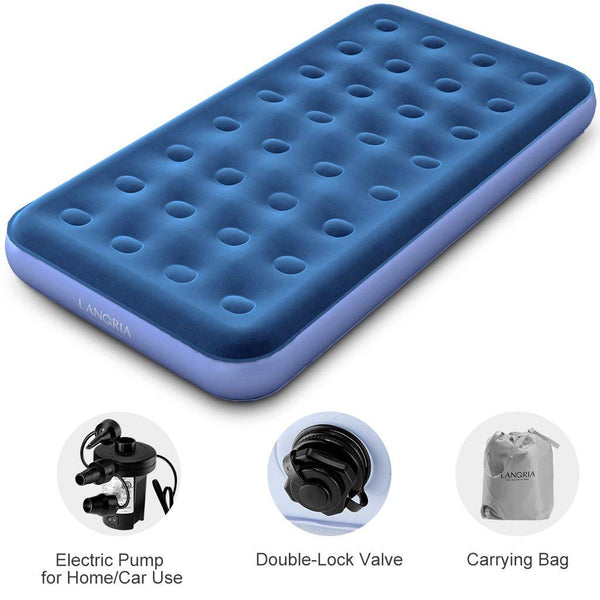 Upgraded Twin Size Inflatable Air Bed