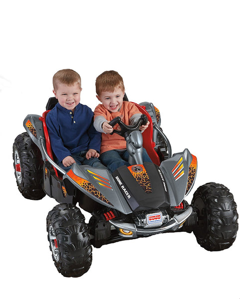 Coche de carreras con ruedas eléctricas Fisher-Price