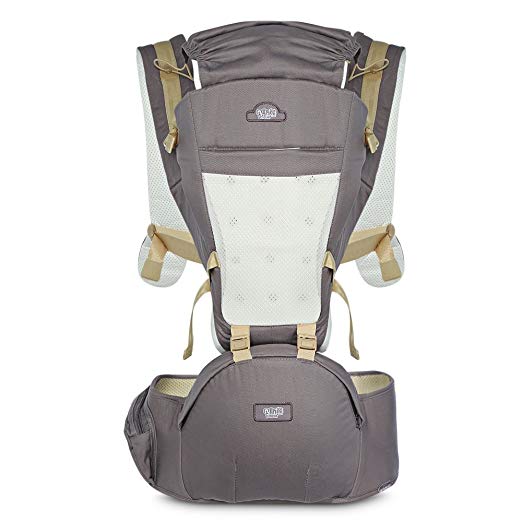4-in-1 Baby Carrier with Hip Seat