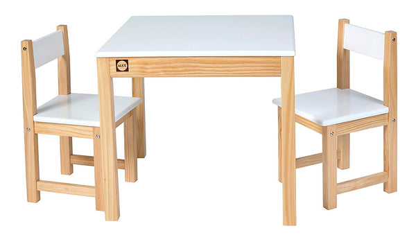 ALEX Toys Artist Studio Wooden Table and Chair Set White