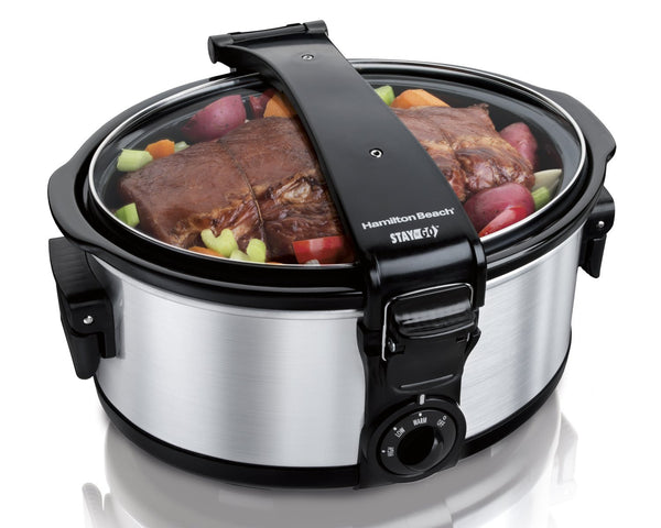 Hamilton Beach Stay or Go 6-Quart Portable Slow Cooker