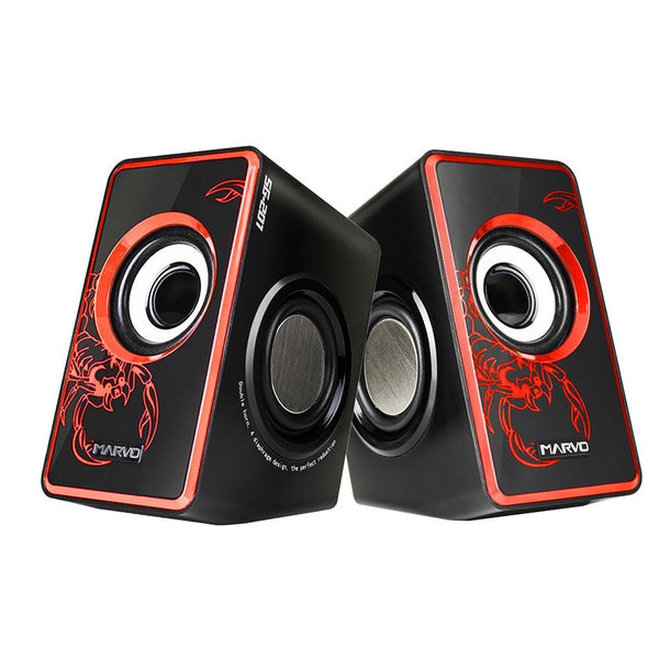 Computer Speakers With Surround Subwoofer Heavy Bass