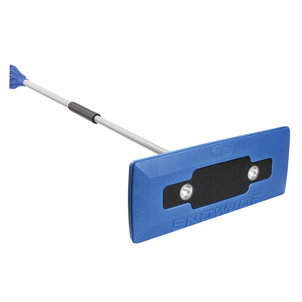 Snow Joe Pro LED Lighted 4-in-1 Snow Broom and Ice Scraper