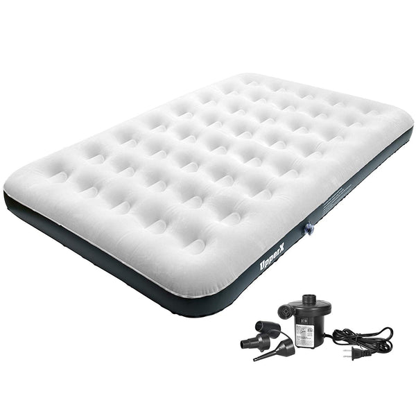 Inflatable Portable Airbed With Pump
