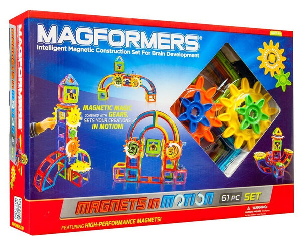 Magformers Magnets in Motion Set (61-pieces)