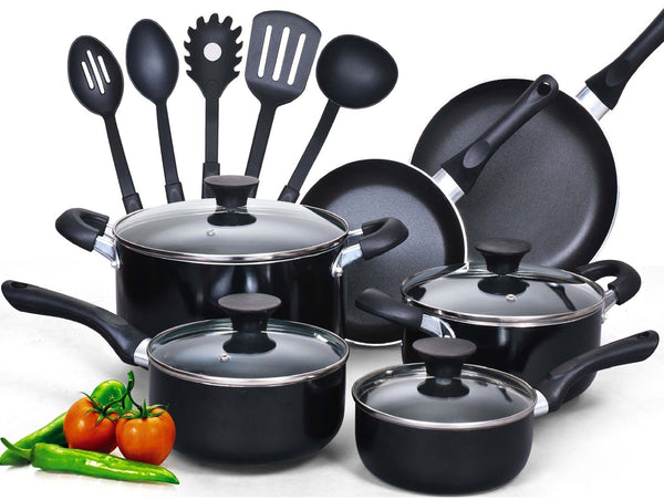15 piece Cook N Home non stick cookware set