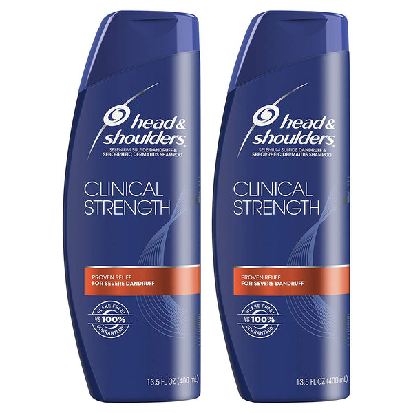 Pack Of 2 Head and Shoulders Shampoo, Anti Dandruff, Clinical Strength