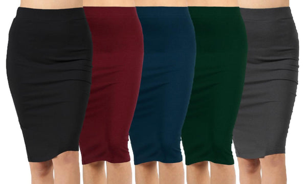 Knee length 3-pack skirt