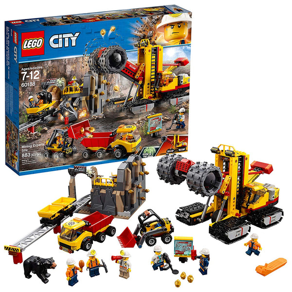 Kit de construcción del sitio de expertos en minería LEGO City (883 piezas)