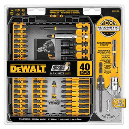 40-Piece DEWALT Screw Driving Set
