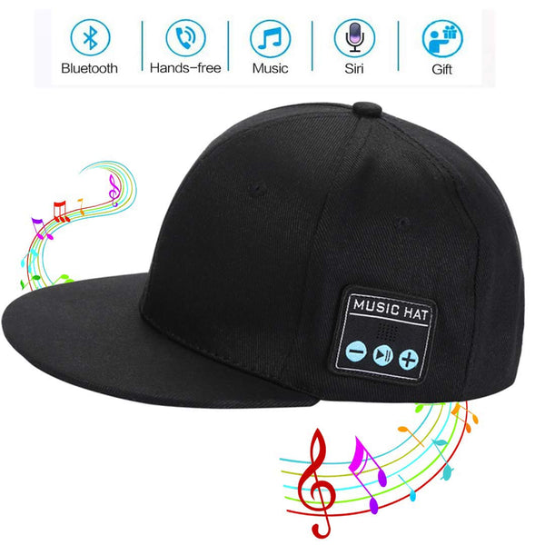 Gorra de béisbol con altavoz inalámbrico Bluetooth