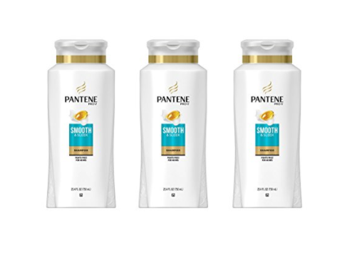 3 botellas de champú Pantene Pro-V Smooth &amp; Sleek