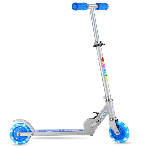 Folding Kick Scooter With Light Up Wheels