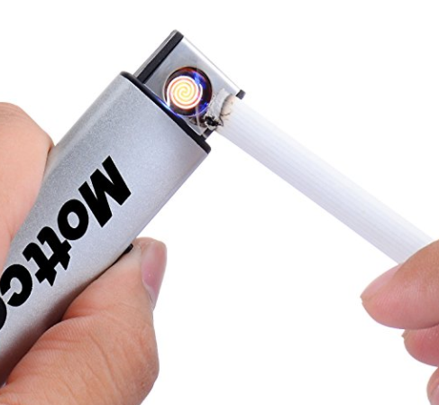 USB rechargeable flameless cigarette lighter