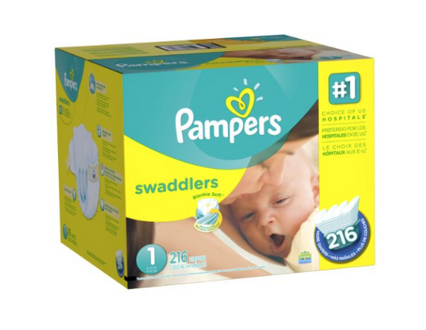 Lowest price ever on Pampers diapers