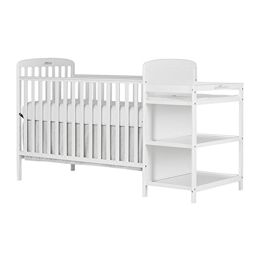 Dream On Me, 4 in 1 Full Size Crib and Changing Table Combo
