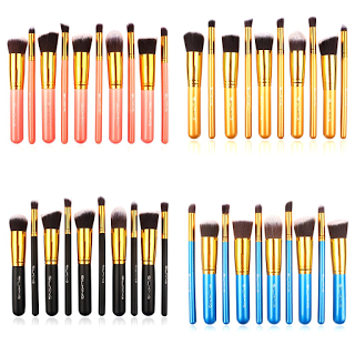 15-pcs makeup brush set