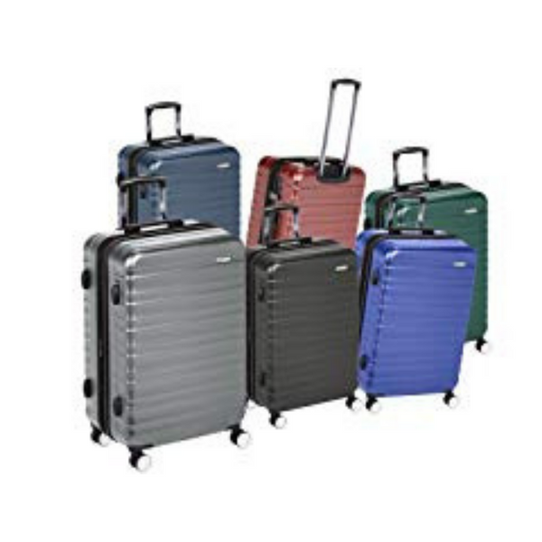 AmazonBasics Premium Hardside Spinner 2 Or 3 Piece Luggage Sets On Sale