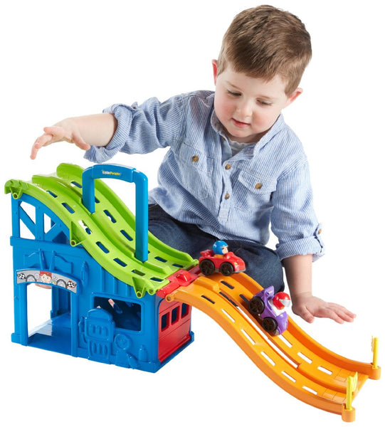 Fisher-Price Little People Wheelies Race y Chase Carrier