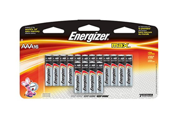 Pack of 16 Energizer MAX AAA batteries