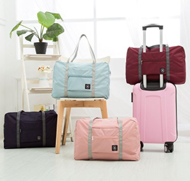 Lightweight foldable duffle bag