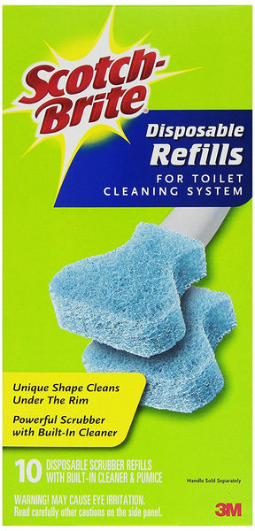 Pack of 6 Scotch-Brite Disposable Toilet Scrubber Refills