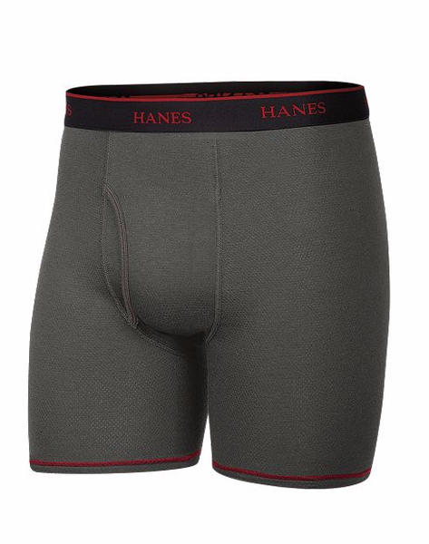 Pack de 6 calzoncillos tipo bóxer de malla FreshIQ Cool Comfort de Hanes para hombre