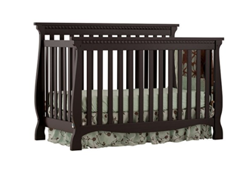 Cuna convertible con lado fijo 4 en 1 veneciana Stork Craft