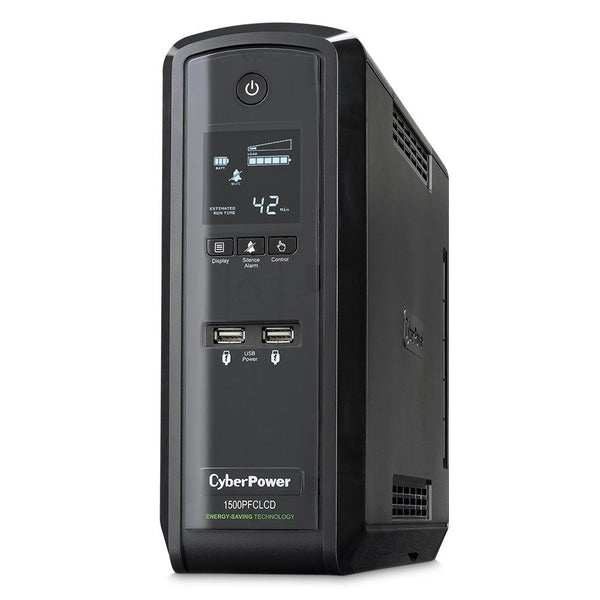 CyberPower PFC Sinewave UPS 1500VA 900W PFC Compatible Mini-Tower