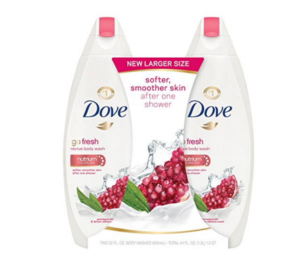 Pack of 2 Dove go fresh Body Wash