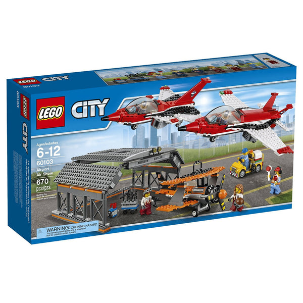 Kit de construcción LEGO para el espectáculo aéreo del aeropuerto