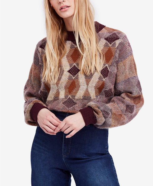 Free People colorful sweater