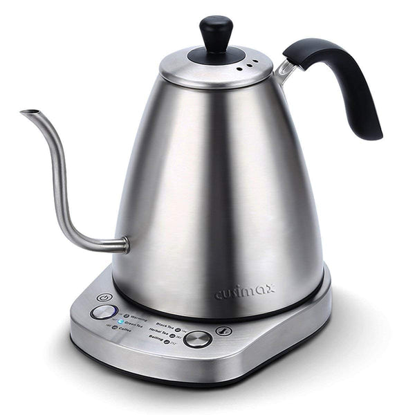 Hervidor eléctrico con temperatura variable, hervidor para 4 tazas, acero inoxidable sin BPA