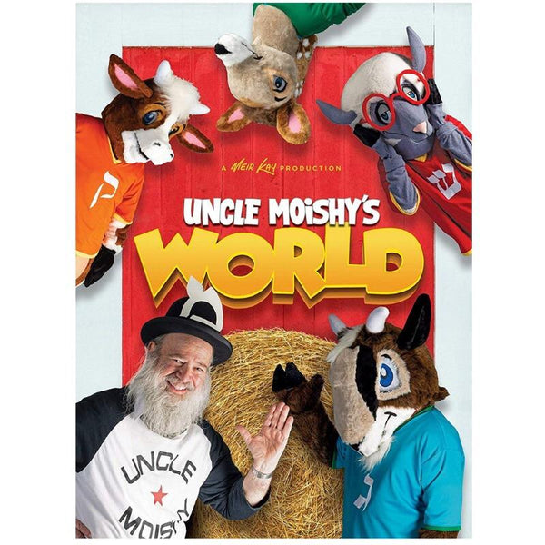 DVD de la película Uncle Moishy's World: educación divertida con animales