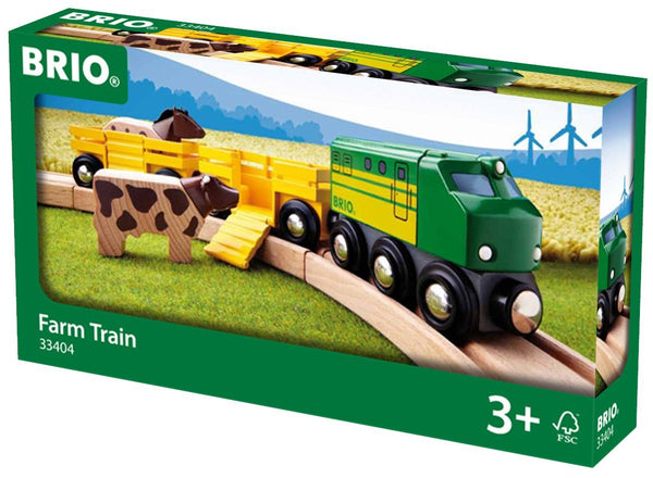 Brio Farm Animal Toy Train