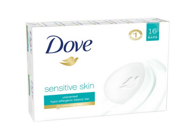16 bars of Dove soap