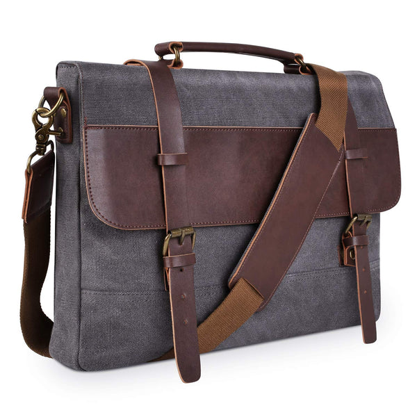 Bolsa de mensajero de lona anti ladrón