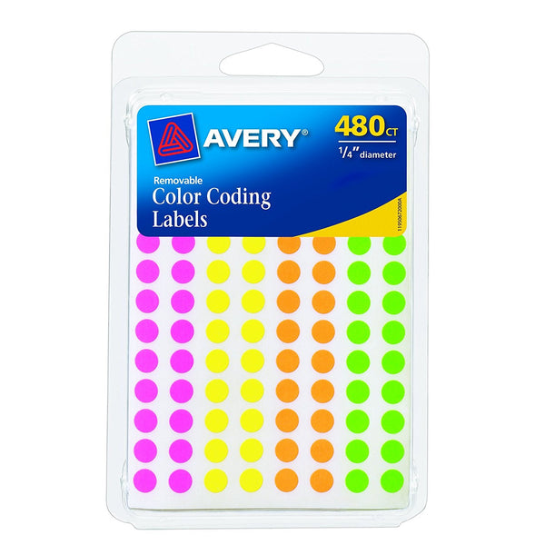 Paquete de 480 etiquetas Avery