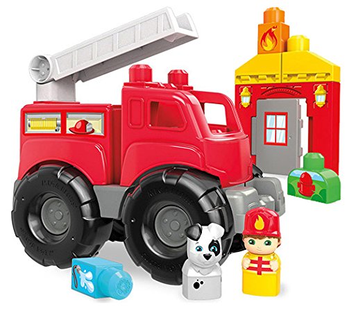 Set de construcción de rescate de camión de bomberos Mega Bloks