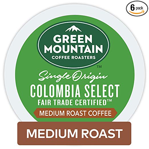 72 K-Cups colombianas de tostado medio de Green Mountain Coffee Roasters