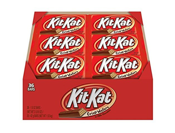 36 barras de chocolate Kit Kat