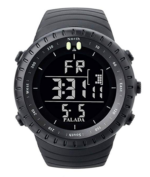 Waterproof digital sports watch
