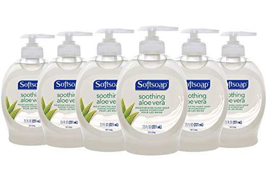 6 Bottles Of Softsoap Liquid Hand Soap