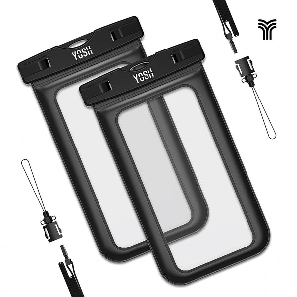 Pack of 2 waterproof cell phone cases