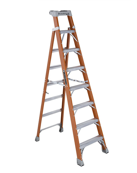8 foot Louisville fiberglass ladder