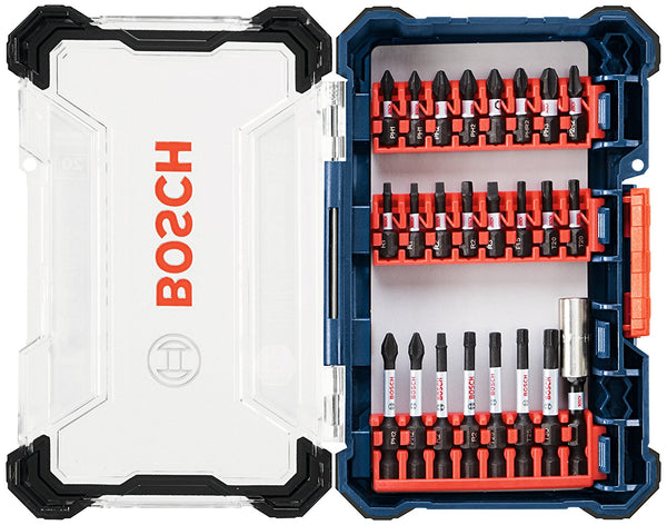 Juego de sistemas de maletines personalizados para atornillar resistentes al impacto Bosch de 24 piezas