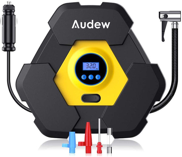 Portable Air Compressor Tire Inflator With Gauge