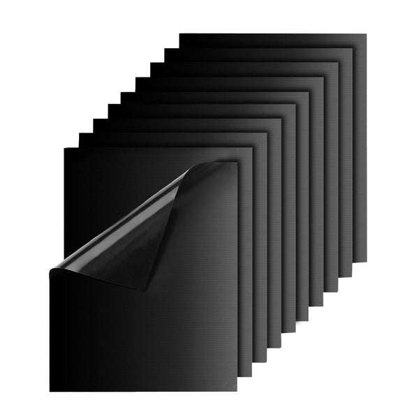 Set of 10 non stick grill mats