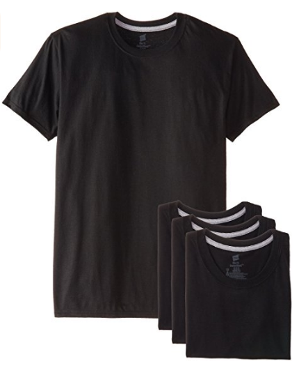Pack of 4 Hanes T-shirts - Black
